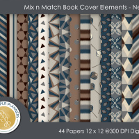 Mix n Match Book Cover Elements - Neutral Zone
