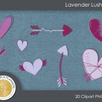Lavender Lush Clip Art