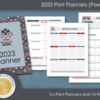2023 Planner PowerPoint Print
