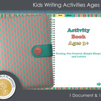 Kid's Writing Activities Ages 3+ Digital
