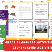250+ Grade 1 Language Activities and 250+ Flashcards