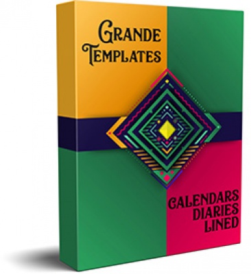 GrandeTemplatesRoundup-Pack04-CalendarsDiariesLinedPages