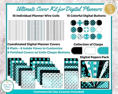 Ultimate Digital Planner Cover Kit with Share Your Brilliance Designs