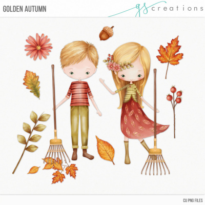 Golden Autumn Illustrations