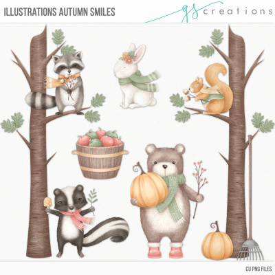 Autumn Smiles Illustrations