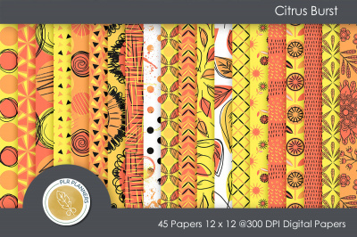 Citrus Burst Paper Pack