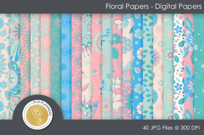 Floral Paper Pack