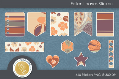 Fallen Leaves Stickers