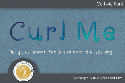 Curl Me Font