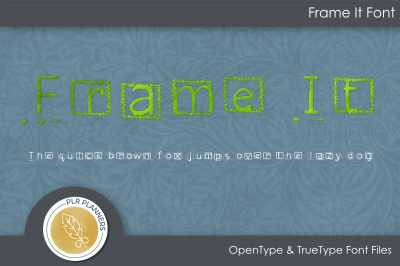 Frame It Font