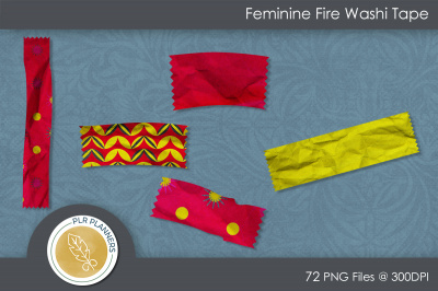 Feminine Fire Washi Tape