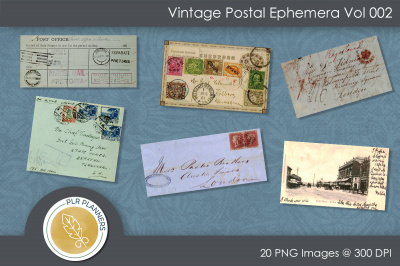 Vintage Postal Ephemera Vol 002