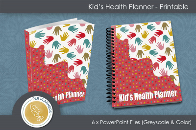 Kids Health Planner - Print