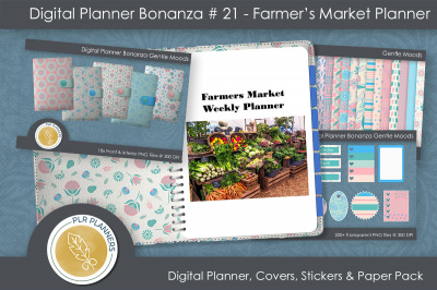 Digital Planner Bonanza # 21 - Farmer’s Market Planner