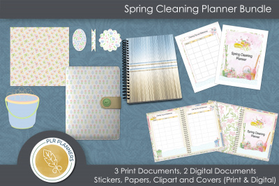 Spring Cleaning Planner Bundle PowerPoint Spring Cleaning Planner Bundle PowerPoint