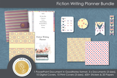 Fiction Writing Planner Bundle