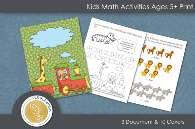 Kid's Math Activities Ages 5+ Print
