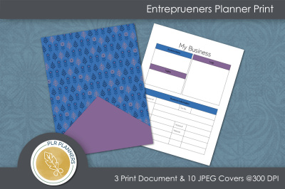 Entrepreneurs Planner Print