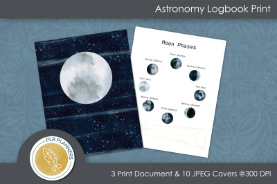 Astronomy Logbook Print