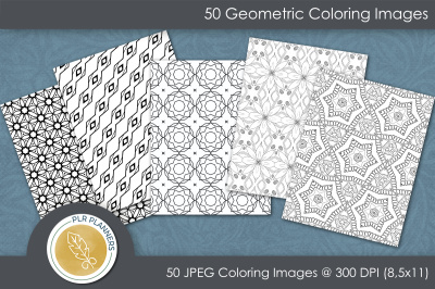 Geometric Coloring Images