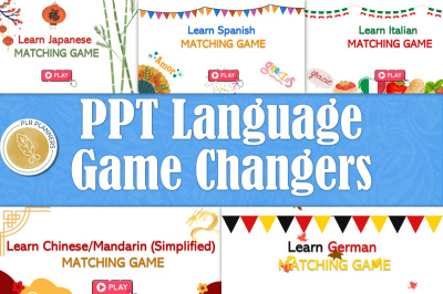 Kid's Digital PowerPoint Language Games